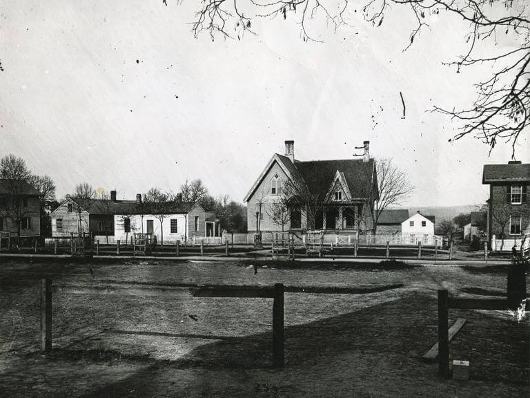 Douglass House and surrounding buildings